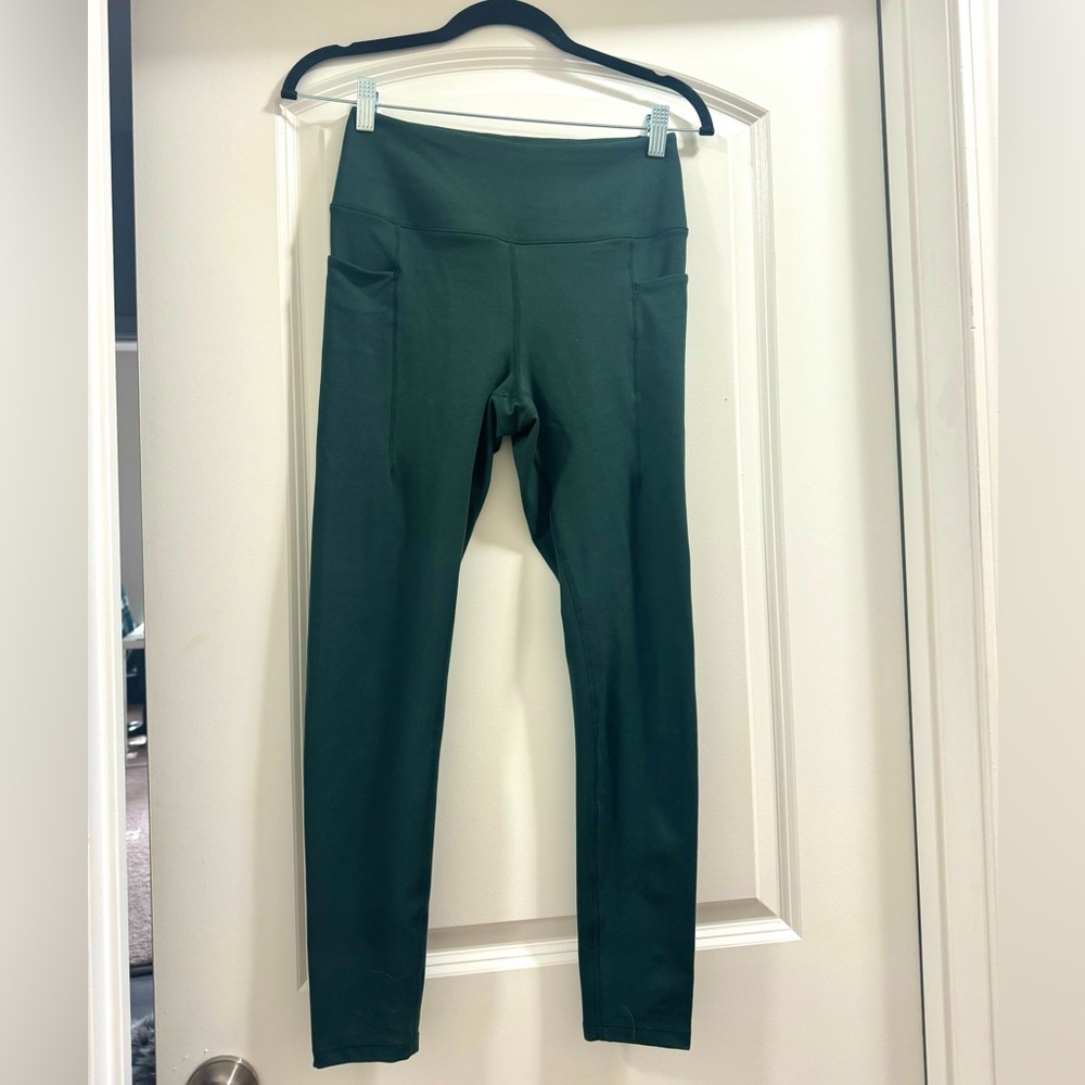 Danskin Dark Green High-Waist Active Leggings